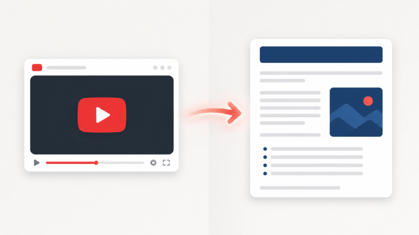 youtube to blog